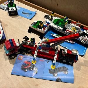 Retired. 4 LEGO Town sets: Police, Fire and Rescue